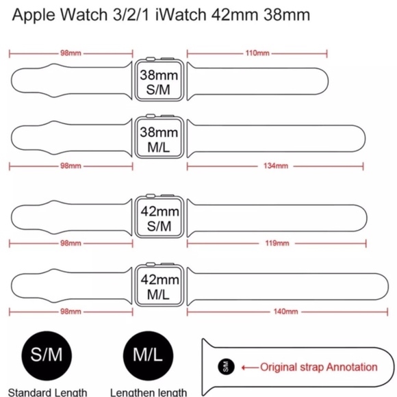 4 for $25 SALE!!!! Apple Watch 42mm Sports Band - Picture 7 of 8